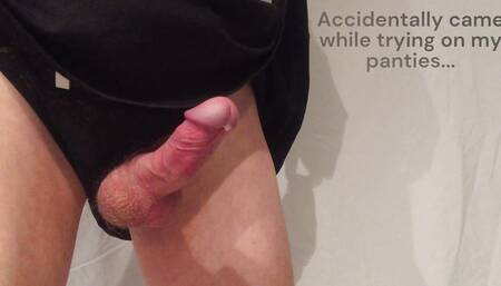 Ruined while trying on my panties LOOPED v2