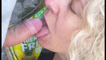 Outdoor Part 1 - Your Cock in My Mouth Makes Me Horny