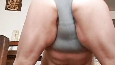 wife in panties with sexual movements