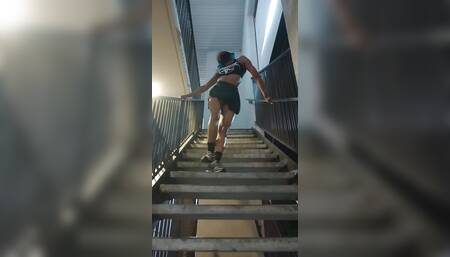 Trans Sissy Mika Twerks After Swallowing Cum