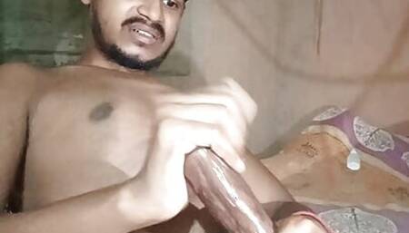 Teenage school boy practicing how to use condom ep1