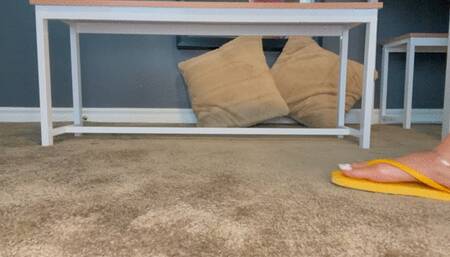 Roommate Flip Flop Tease