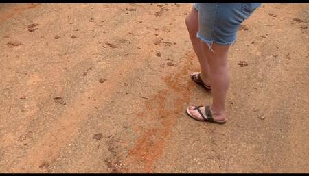 Backhoe punishing ! 2 angles!