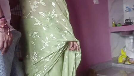 Hot Indian Teacher aunty saree sex and blowjob ,full hindi audio