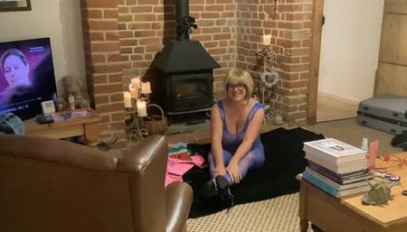 Inflatable fun! Lots of new things for me to play with! In new body stocking!