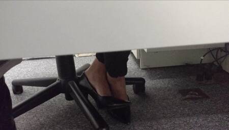 Tired feet - bank manager