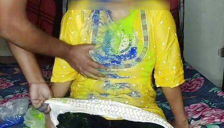 Fucking My Best Friend In Holi