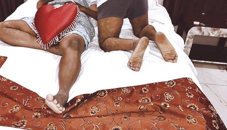 Indian Tamil Drinking Girl Sex In Hotel With Room Boy And Big Ass Doggy Style Position.