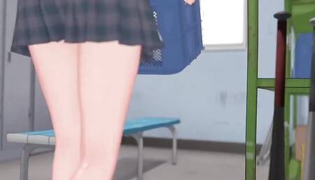 Sexy Threesome in the Locker Room