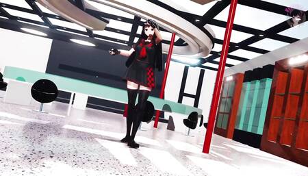 Teen Gradually Undresses While Dancing