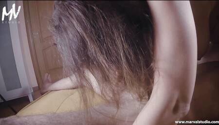 MarVal - Behind The Scenes Female And Male POV  Big Saggy Lactating Tits