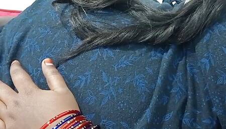 Tamil wife fucks with lover while talking on phone with husband