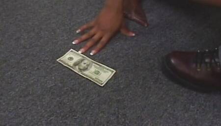 Cute black babe got bend over and doggy styled