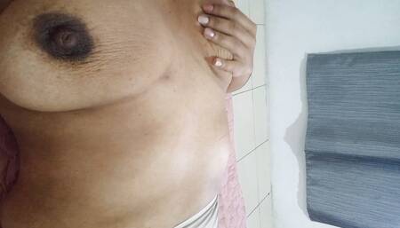 PAMPERED STEPMOTHER CARESSES HER PRIVATE PARTS BY GENTLY RUBBING HER AS SHE FEELS THAT IT ITCHES FROM EXCITEMENT