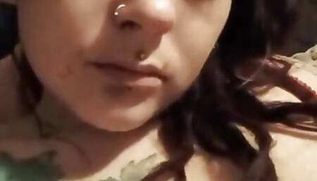 Inkeddevilxxx Masturbates Boobs BDSM Hardcore