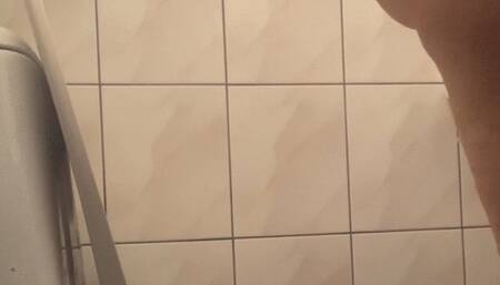 farting big fat belly and flooding with liquid