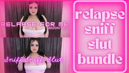 Relapse Sniff Slut Bundle! (1080 WMV)