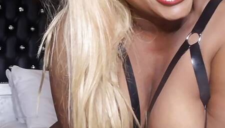 Dripping, balls bulging for my feet