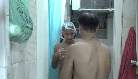 My husband fucked his stepdaughter in the shower, and thought I wasn't home