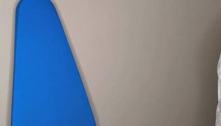 Elle Lyon Gets Her Chores Done While She Smokes