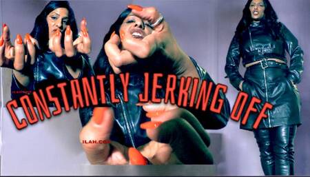 Bossy Deillah: Constantly Jerking off