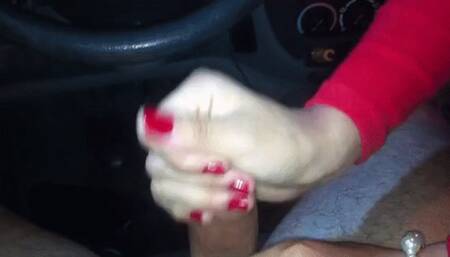 PLAIN CAR HANDJOB - FULL HD