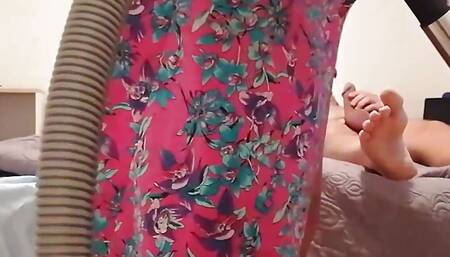 Sex with a Bulgarian hotel cleaning lady with a hot body in the hotel