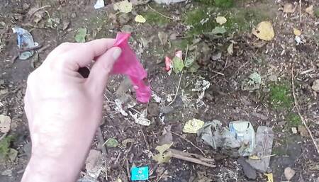 Rest area: found two filled condoms ind emptied in my hole (Preview)