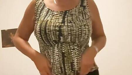Blonde with Perfect Body Strips