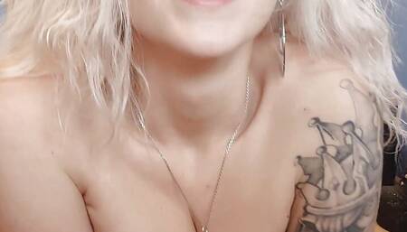 Blonde teen slut treats herself with BBC