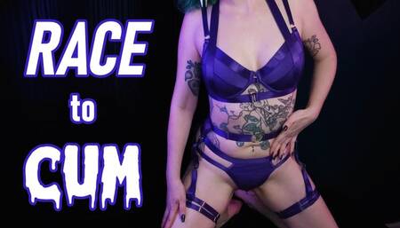 Race To Cum - Teasing JOI Game Femdom POV by Miss Faith Rae with Orgasm Control and Jerk Off Instructions - MKV