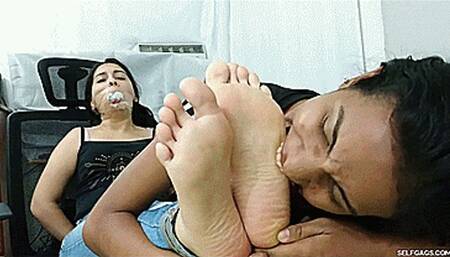 Cleaning My Step-Sister's Super Stinky Feet! (Episode 2 of 2) (low res mp4)