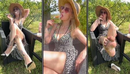 Smoking a cigar in the nature part 2