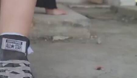 STINKY MUDDY SNEAKERS