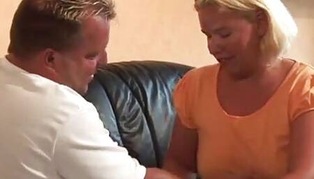 Chubby blonde mature gets fucked