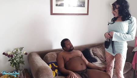 BBC Cuckhold Licking GF Pussy