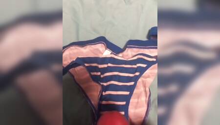 Cumming on panties!  Three different pairs!