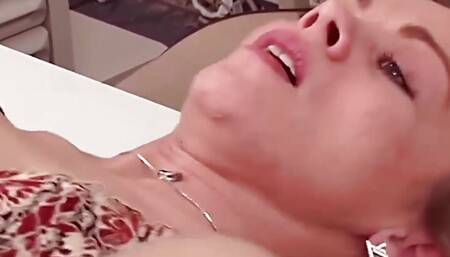 Blonde babe gets banged hard