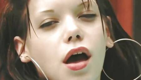 8teenhub - Auburn Haired Cutie in Jacuzzi Gets off on Water Jets and with Dildo.