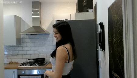 19 year old crushing cans in the crusher