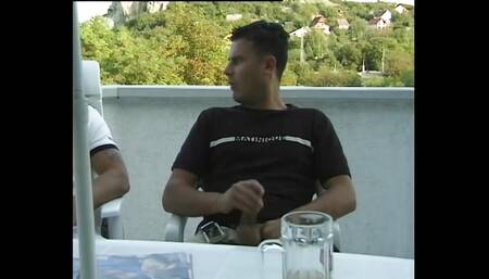 Mature bbw gets slammed in threesome