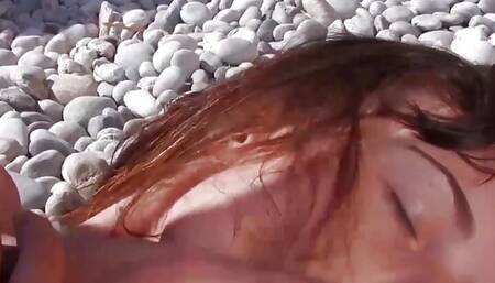 Teen cutie gets her as fucked on the beach