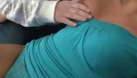 Delightful milf pounded between two cocks