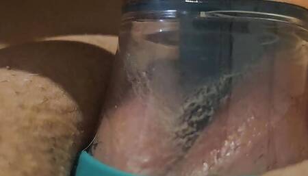Pussy pump masturbation