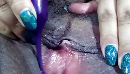 So horny bi housewife Kitty Rosario close up part 1