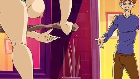 Squirting big ass chick many times adult sex game