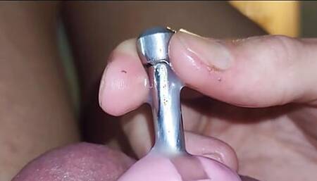 This Pathetic Slut Loves Can NOT Stop Cumming & Eating It After!