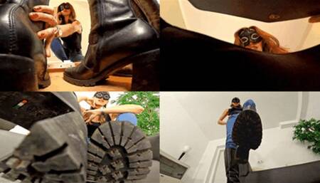 Enslaving and punishing the tiny boot pervert