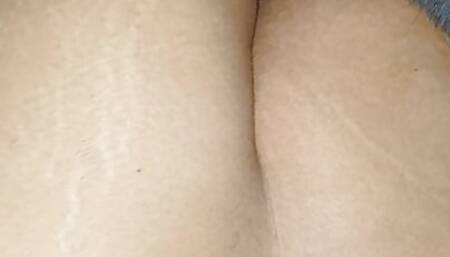 Anal morning with very rich buttocks