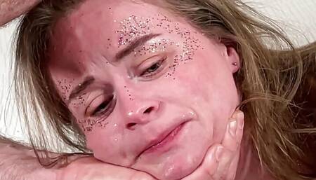 Kinky Couple ROUGH Mouth Fuck, She Wants MORE